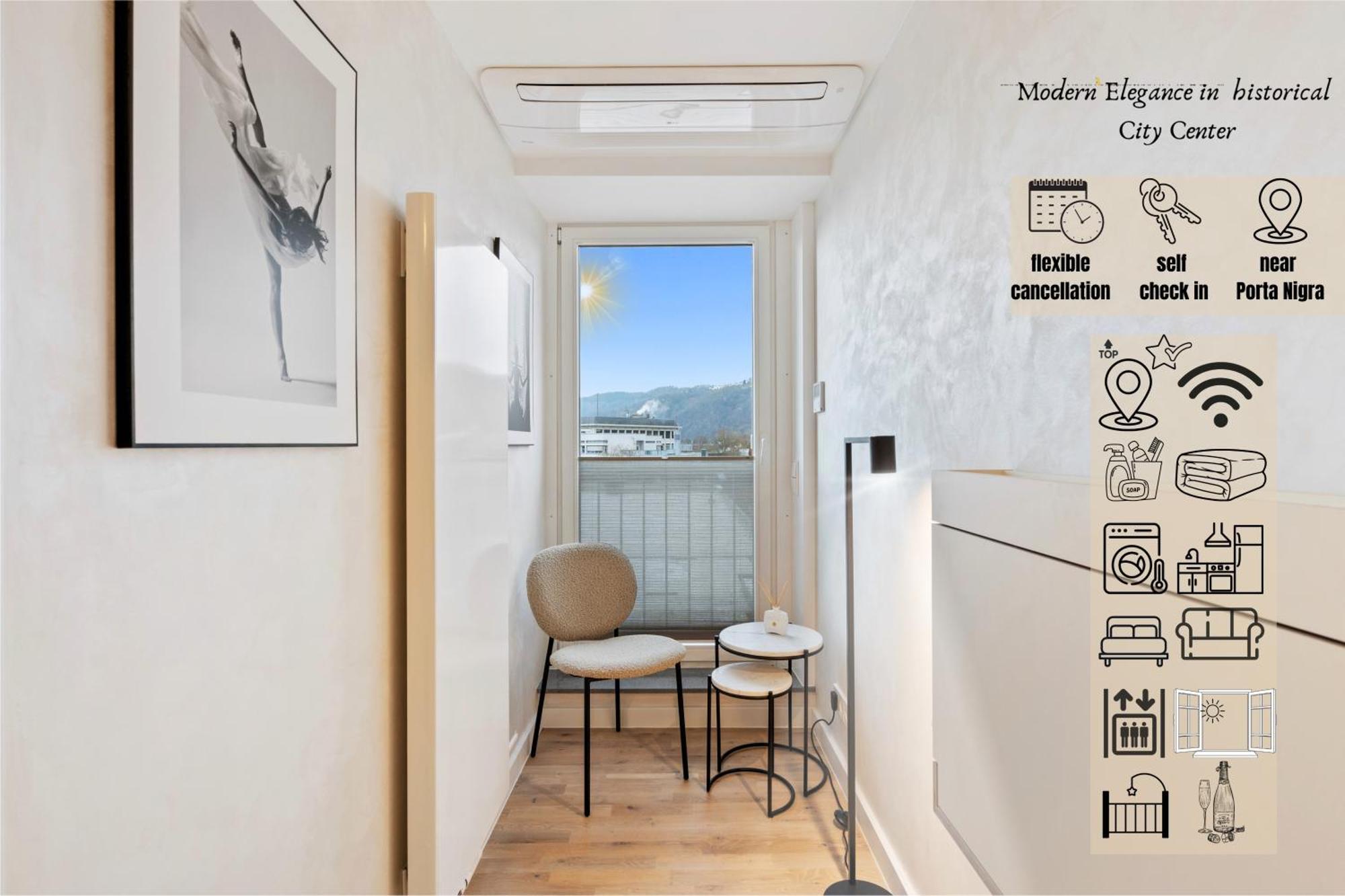 Modern Elegance In Historical City Center Трир Экстерьер фото