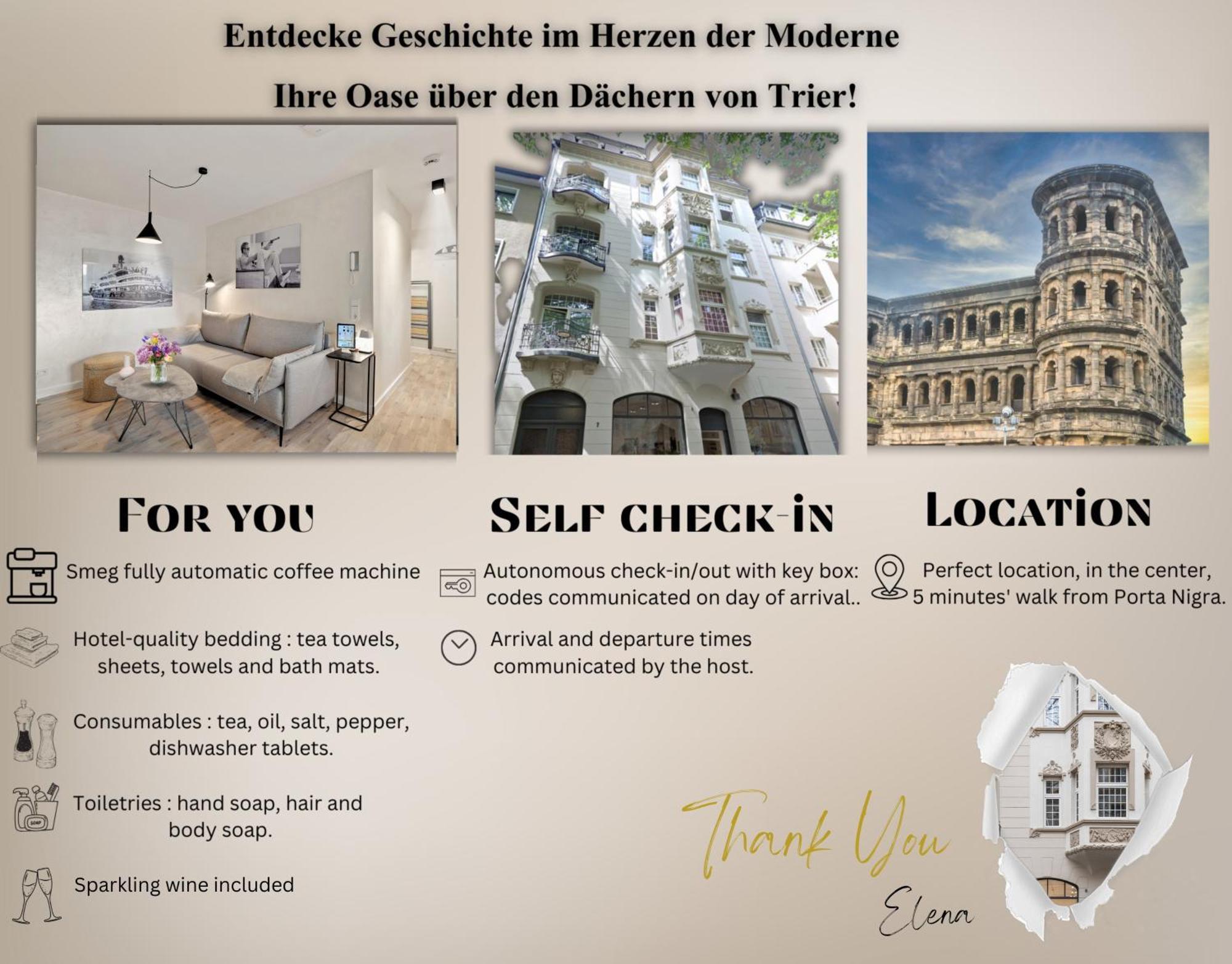 Modern Elegance In Historical City Center Трир Экстерьер фото